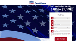 Desktop Screenshot of 1hourcashalliance.com